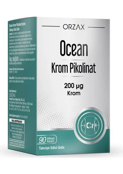 Ocean Krom Pikolinat 200 Mcg 90 Kapsül