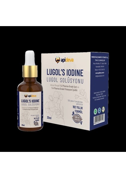 %2 Lügol Solüsyonu 20ml Gimdes Sertifikalı