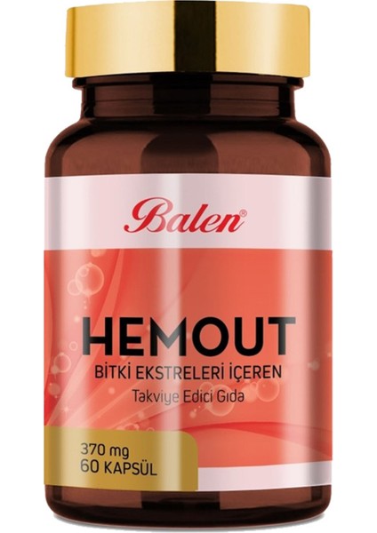 Hemout Bitki Ekstreleri Içeren 370 Mg 60 Kapsul X 3 Adet fiyatları