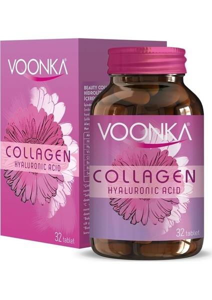 Vonka Voonka Collagen Hyaluronic Acid 32 Tablet