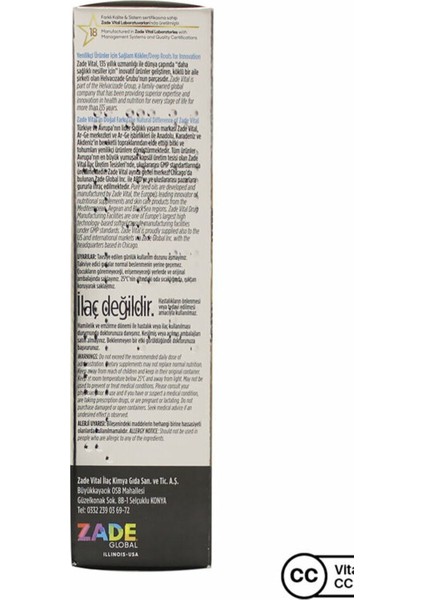 Çinko Plus 15 Mg 30 Kapsül