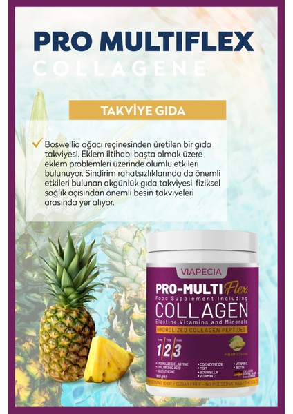 Pro-Multıflex Collagen Toz Ananas Aromalı 300 Gr