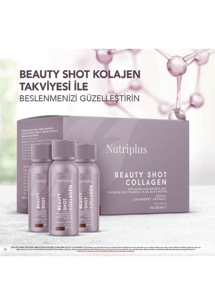 Nutriplus Beauty Shot 50 Ml X 15 Adet