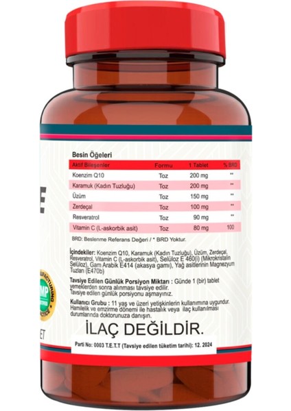 Koenzim Coenzyme Q10 200 Mg 120 Tablet