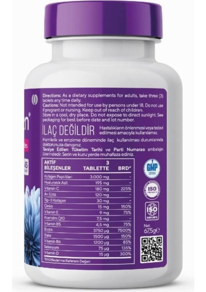 Wecollagen ® 45 Tablet Balık Kolajeni