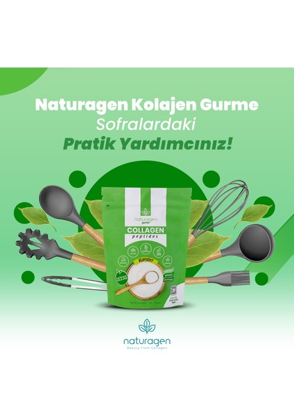 3'Lü Gurme Saf Collagen Peptides 150 Gr (Tip 1&Tip 3 Sığır Peptit )