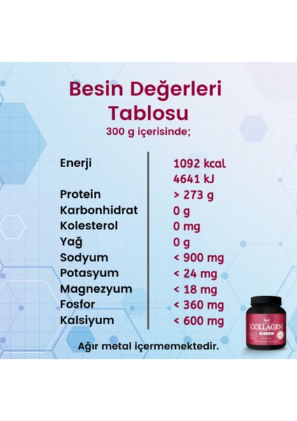 Collagen Plus Powder 300 Gr Tip 1 - Tip 2 - Tip 3 Toz 2 Adet fırsatları