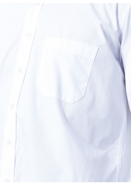 Klasik Yaka Düz Beyaz Erkek Gömlek GM1001400232 indirimleri