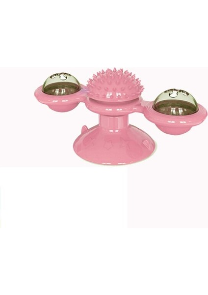 Yel Değirmeni Kedi Oyuncak Interaktif Pet Oyuncaklar Kediler Için Bulmaca Kedi Oyunu Oyuncak Whirligig Turntable ile