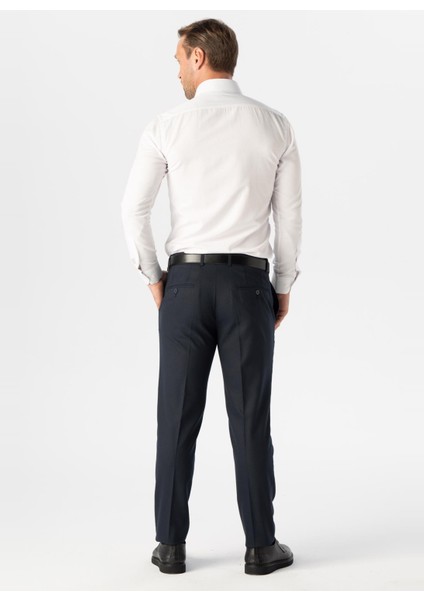 Normal Bel Normal Paça Slim Fit Lacivert Erkek Pantolon PN1014400282