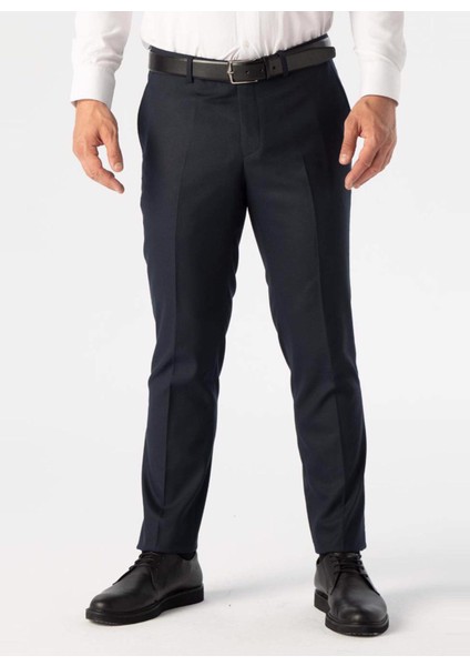 Normal Bel Normal Paça Slim Fit Lacivert Erkek Pantolon PN1014400282