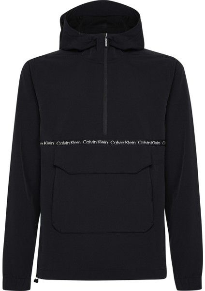 Siyah Erkek Zip Ceket 00GMF2O526 Wo - Anorak