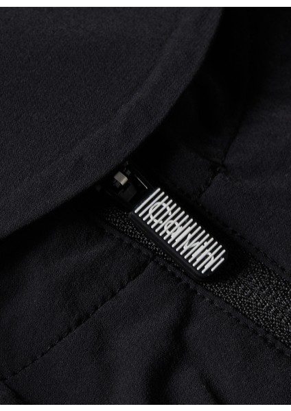 Siyah Erkek Zip Ceket 00GMF2O526 Wo - Anorak