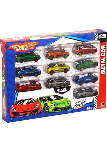 Toy-30 Toysan, Speed Racer 10'lu Metal Araba