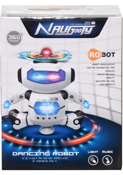 LZH-99444-2 Müzikli ve Işıklı Dansçı Robot -Vardem modelleri