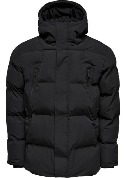 Koyu Gri Erkek Mont 22022287_ONSMUNO Puffer Coat Otw