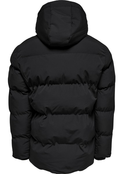 Koyu Gri Erkek Mont 22022287_ONSMUNO Puffer Coat Otw