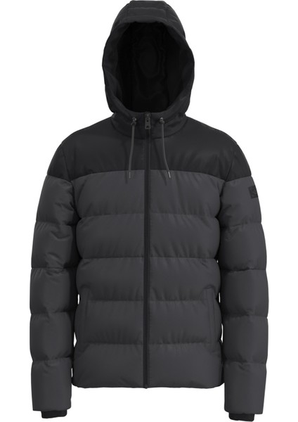 Regular Fit Siyah Erkek Kısa Şişme Mont 22020857_ONSMELVIN Lıfe Hood Puffer