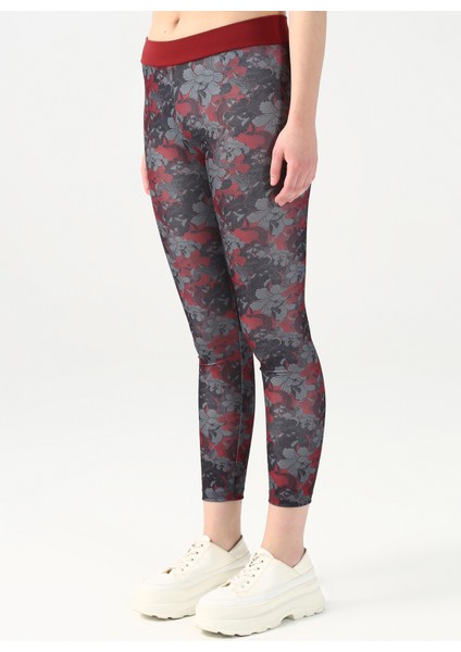 Bordo Kadın Tayt Y-Koıalt modelleri