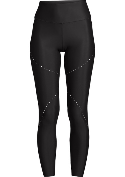 Yüksek Bel Düz Siyah Kadın Tayt 22555-901 Contour High Waist