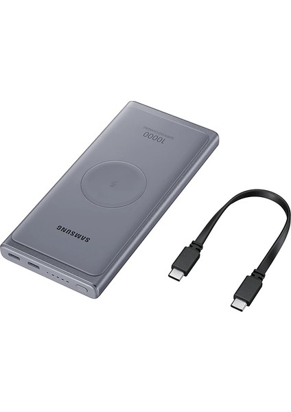 EB-U3300X 25W 10.000MAH Kablosuz Şarj Özellikli Powerbank Gri Samsung Türkiye Garantili