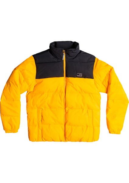 Sarı Erkek Klasik Yaka Düz Ceket EQYJK03899 Wolf Shoulder Ls