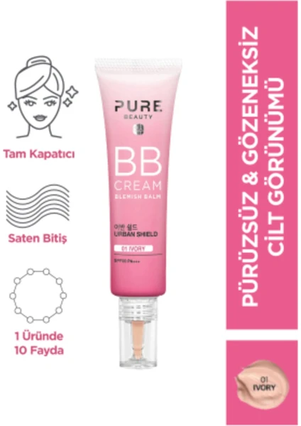 Pure Beauty Bb Cream SPF50 Pa+++ Ivory 30 ml