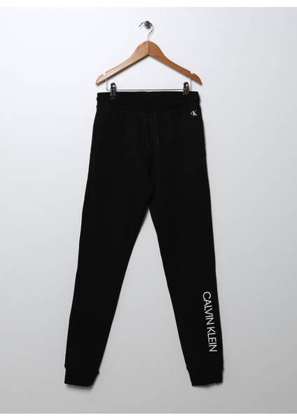 Lastikli Bel Lastikli Paça Siyah Erkek Çocuk Pantolon IB0IB00954