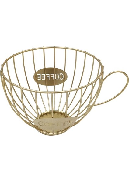 Metal Kupa Şeklinde Kahve Kapsülü Sepeti