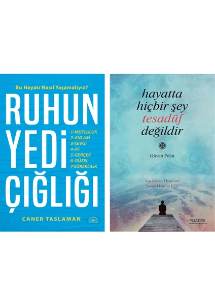 Ruhun Yedi Çığlığı / Hayatta Hiçbir Şey Tesadüf Değildir (2 Kitap Set)