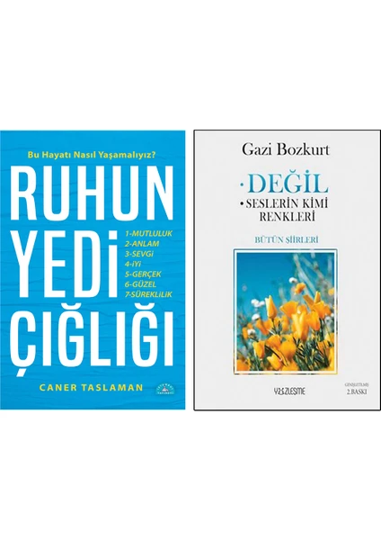 Ruhun Yedi Çığlığı / Değil Bütün Şiirleri (2 Kitap Set)