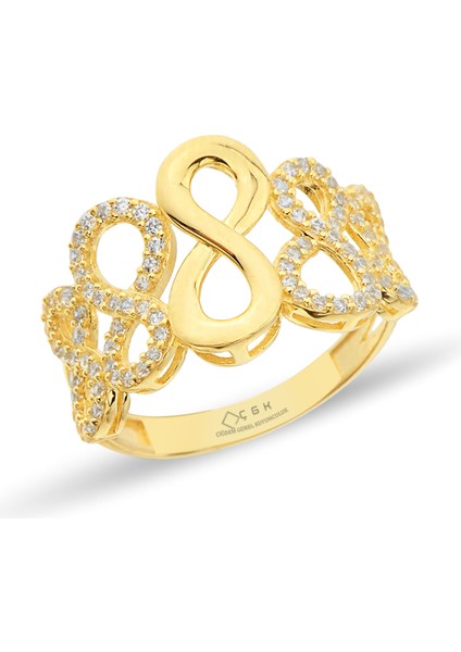 Sonsuzluk Altın Yüzük CGKYZK0058