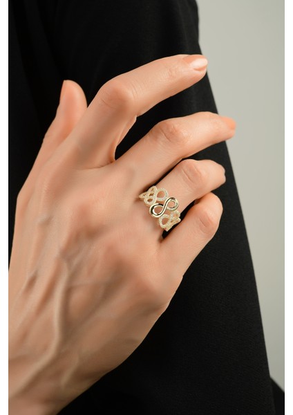 Sonsuzluk Altın Yüzük CGKYZK0058 modelleri