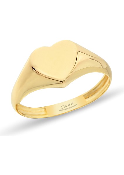 Çıtır Kalbim Altın Yüzük CGKYZK0059