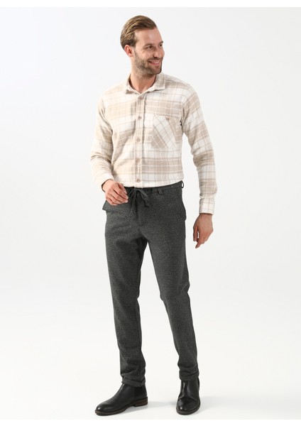 Normal Bel Normal Paça Slim Fit Antrasit Erkek Pantolon PN2020500523