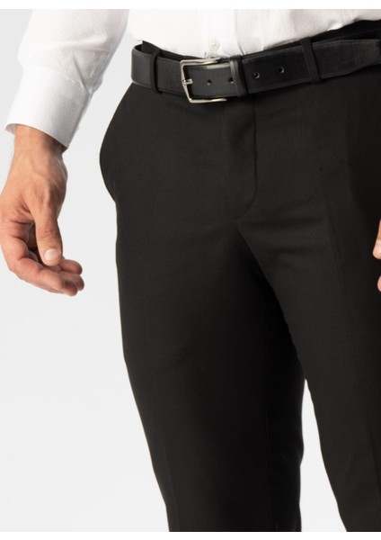 Normal Bel Normal Paça Slim Fit Siyah Erkek Pantolon PN1014400295 fırsatları