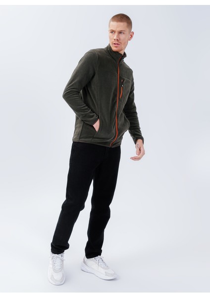 Normal Yağ Yeşili Erkek Sweat Şort Tam Fermuarlı modelleri