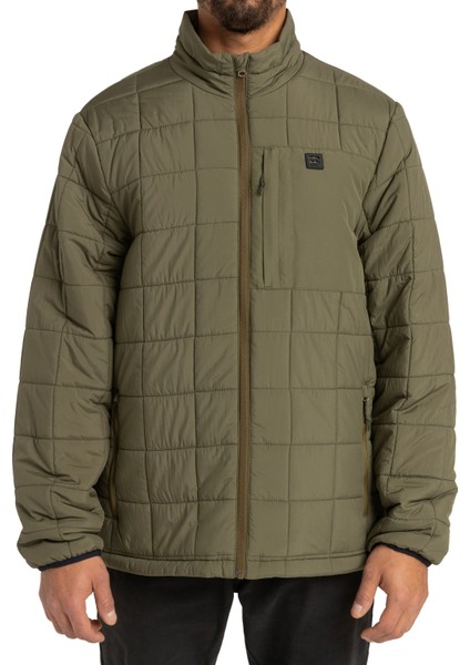 Journey Mock Neck Haki Erkek Mont F1JK47-176