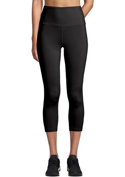 Siyah Kadın Uzun Düz Tayt 22842-901 Ultra High Waist Cr fiyatları