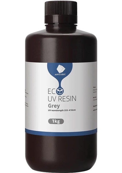 Uv Bitki Bazlı Gri Reçine 1 kg