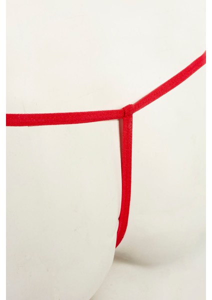 Kırmızı Alanis Saten String fiyatları