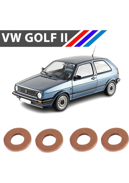 Vw Golf Iı Diesel Enjektör Pulu Düz Tip 4 Adetli Set
