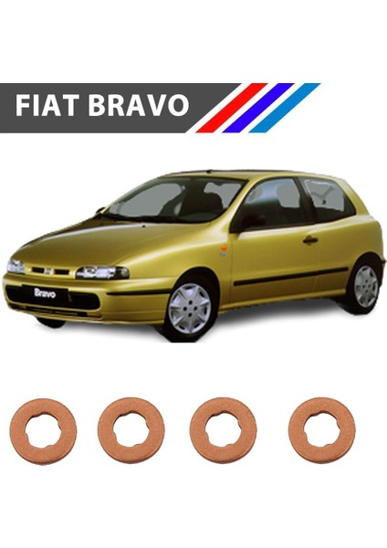 Fiat Bravo Diesel 4 Tırnak Enjektör Pulu 4 Adetli Set