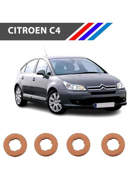 Citroen C4 Diesel 4 Tırnak Enjektör Pulu 4 Adetli Set