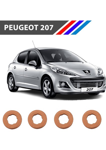 Peugeot 207 Diesel 4 Tırnak Enjektör Pulu 4 Adetli Set