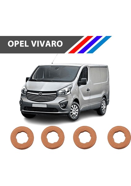Opel Vivaro Diesel 4 Tırnak Enjektör Pulu 4 Adetli Set