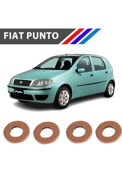 Fiat Punto Diesel Enjektör Pulu Düz Tip 4 Adetli Set