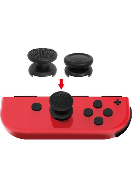 4 Adet Analog Çubuk Sapları Yıkanabilir Tam Koruma Anahtarı Denetleyici Thumbstick (Yurt Dışından)