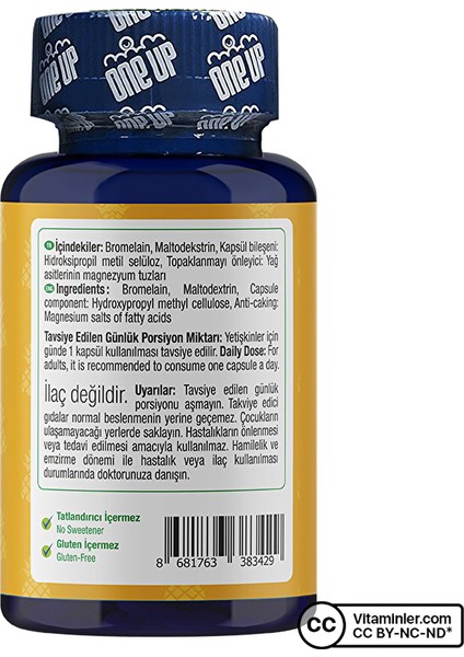 Bromelain 60 Kapsül