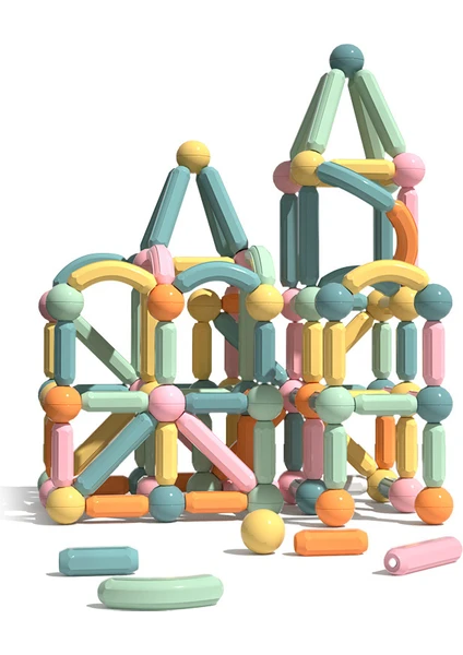 Her Zaman Değişen Manyetik Çubuk Çocuk Eğitici Oyuncaklar